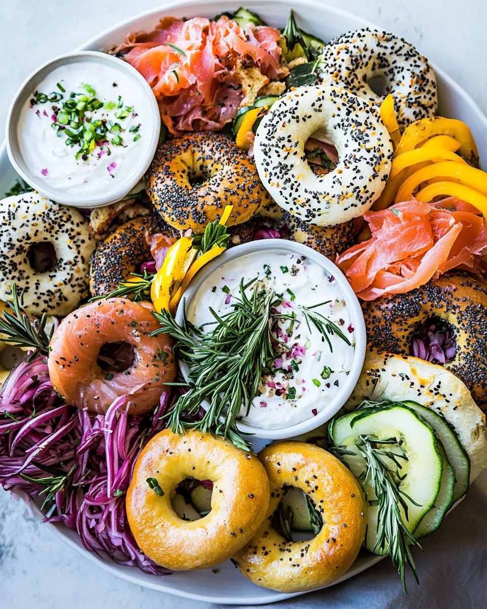 Bagel and Smoked Salmon Bar