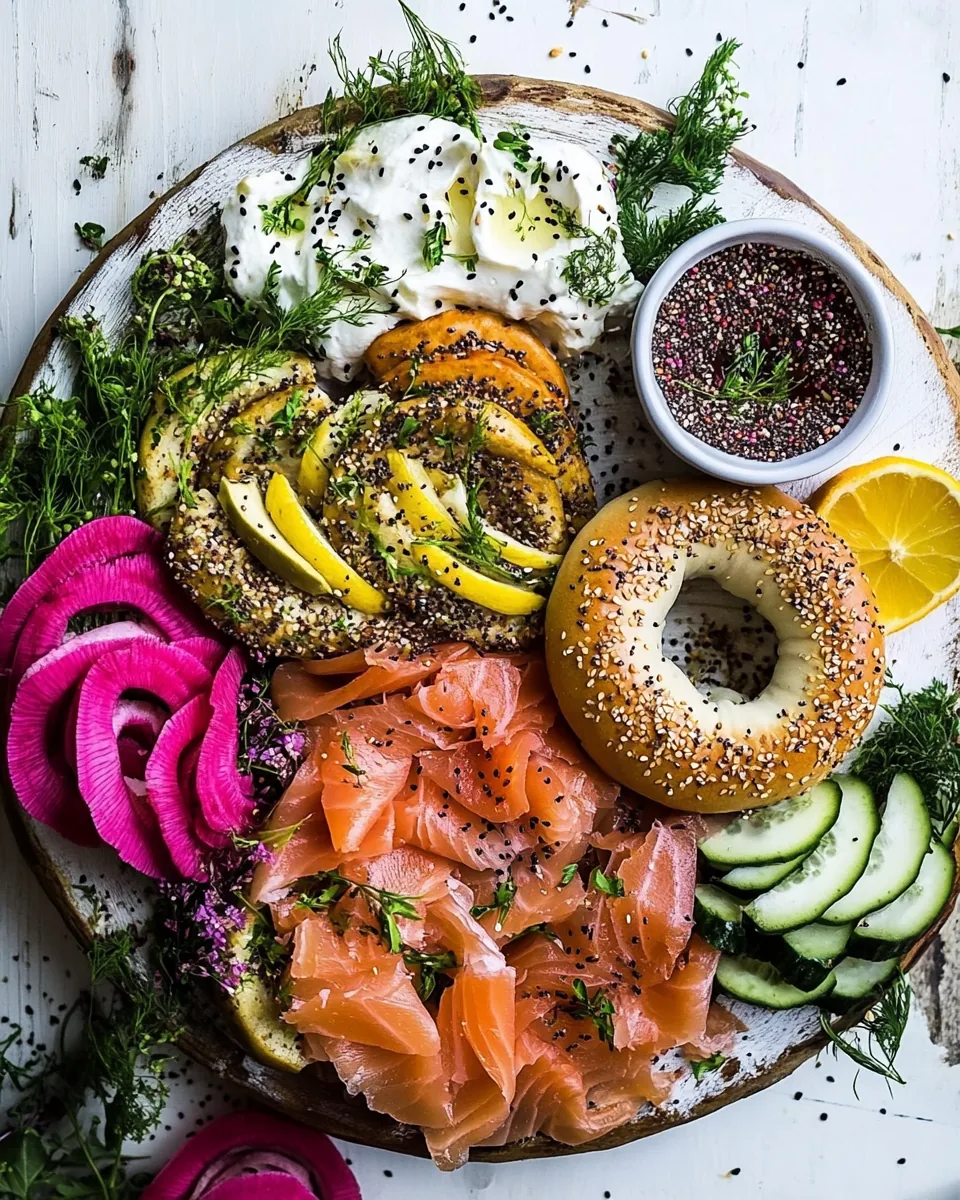 Bagel and Smoked Salmon Bar