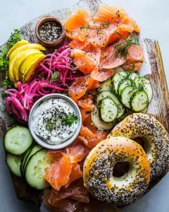 Bagel and Smoked Salmon Bar