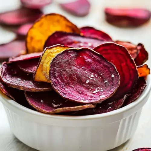 Baked Beet Chips