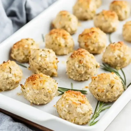 Baked Chicken Meatballs