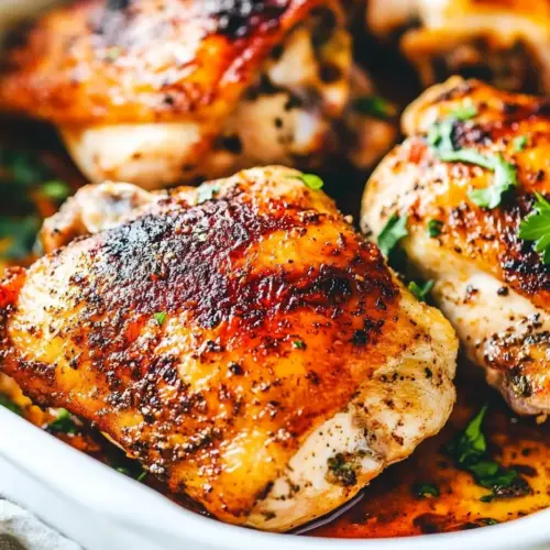 Baked Chicken Thighs