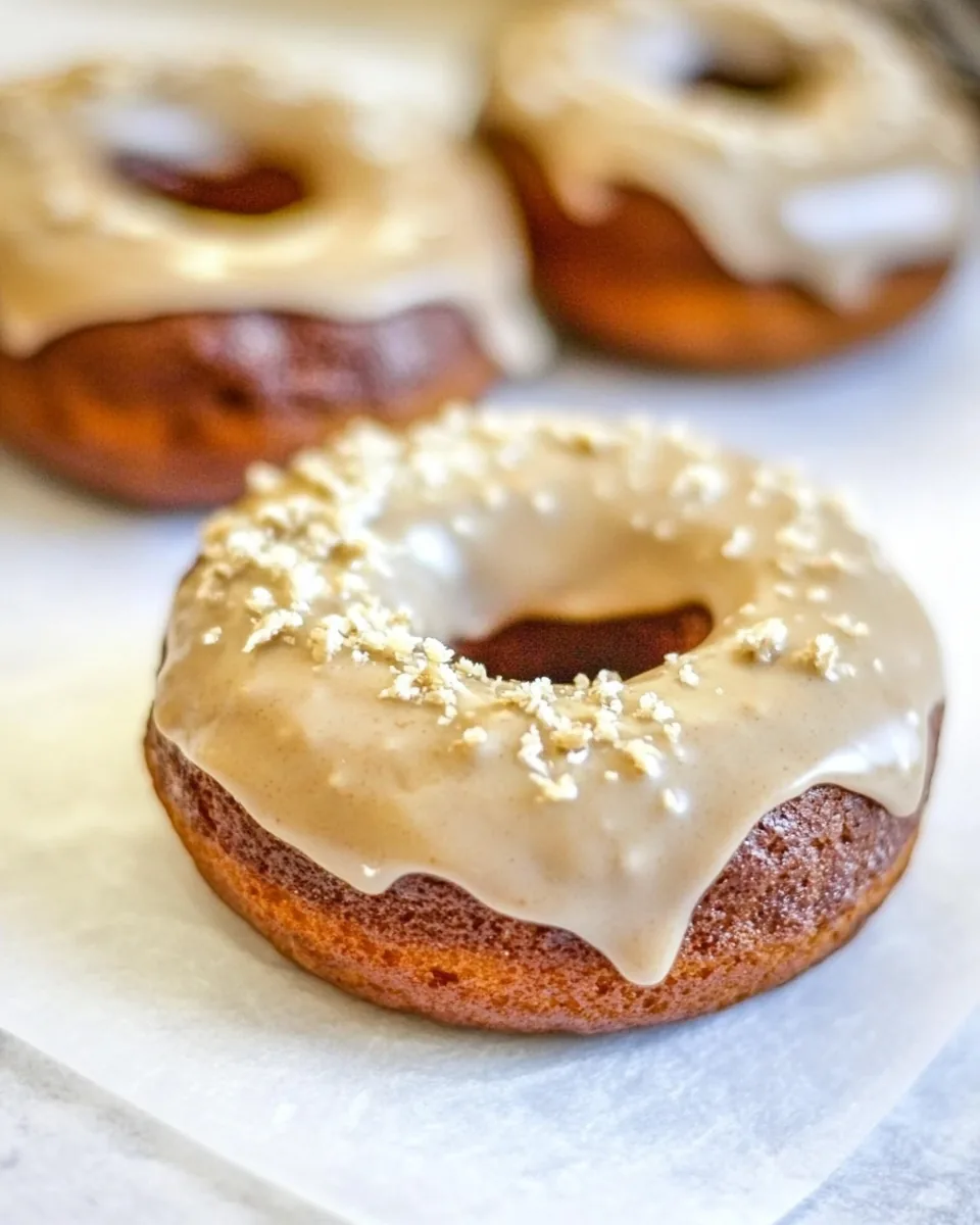 Baked Chocolate Peanut Butter Donuts