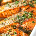 Baked Cilantro Lime Salmon