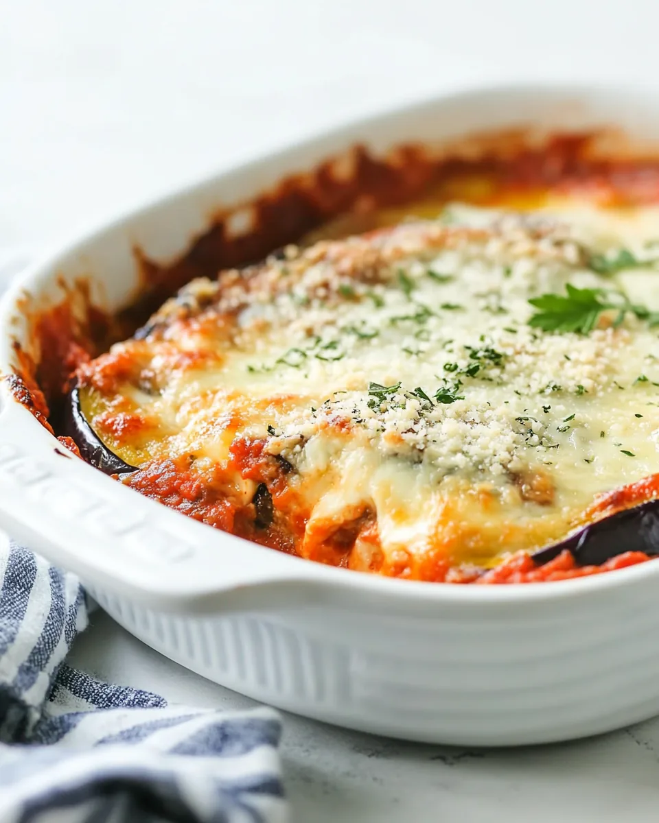 Baked Eggplant Parmesan