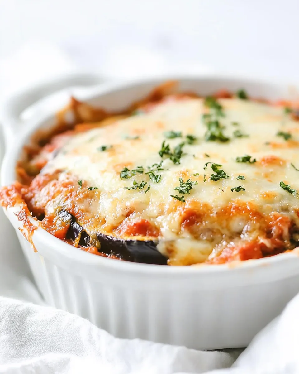 Baked Eggplant Parmesan