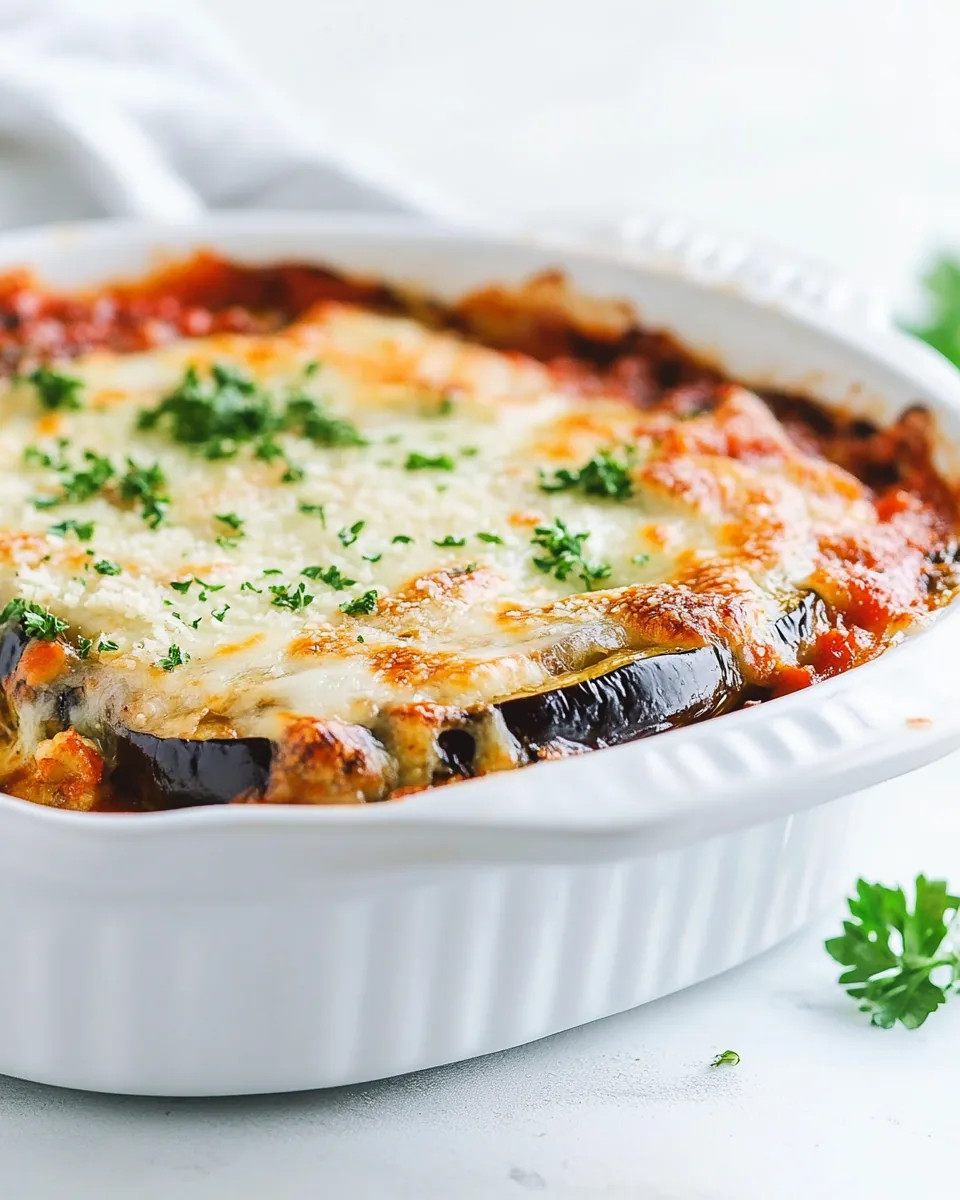 Baked Eggplant Parmesan