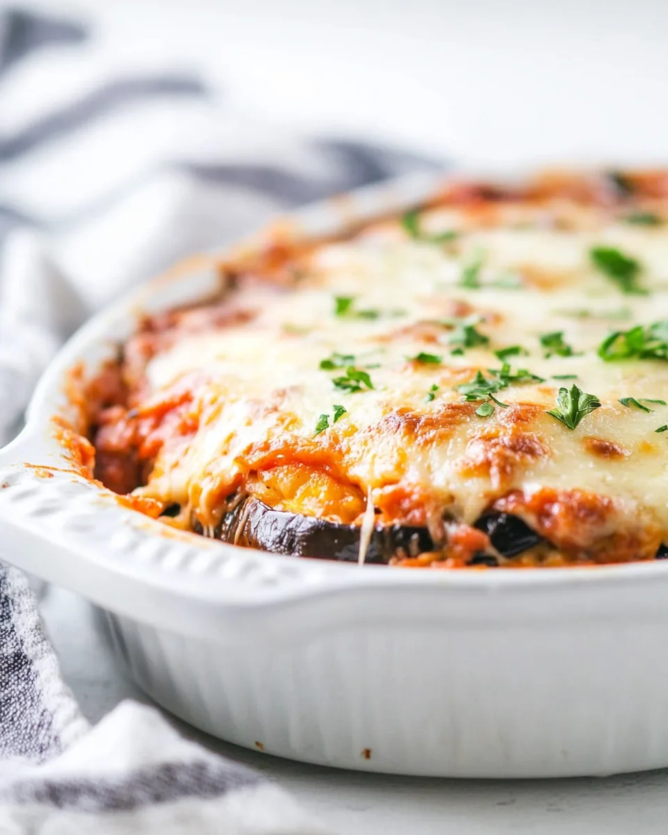 Baked Eggplant Parmesan