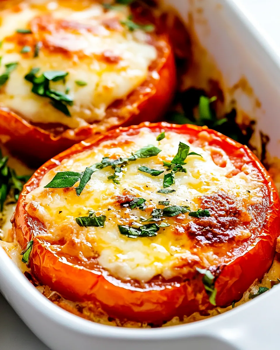 Baked Parmesan Tomatoes