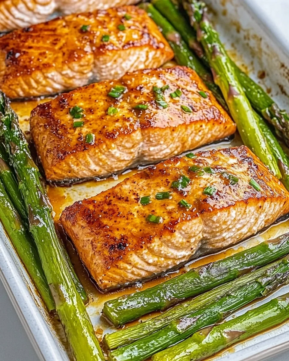 Baked Salmon and Asparagus