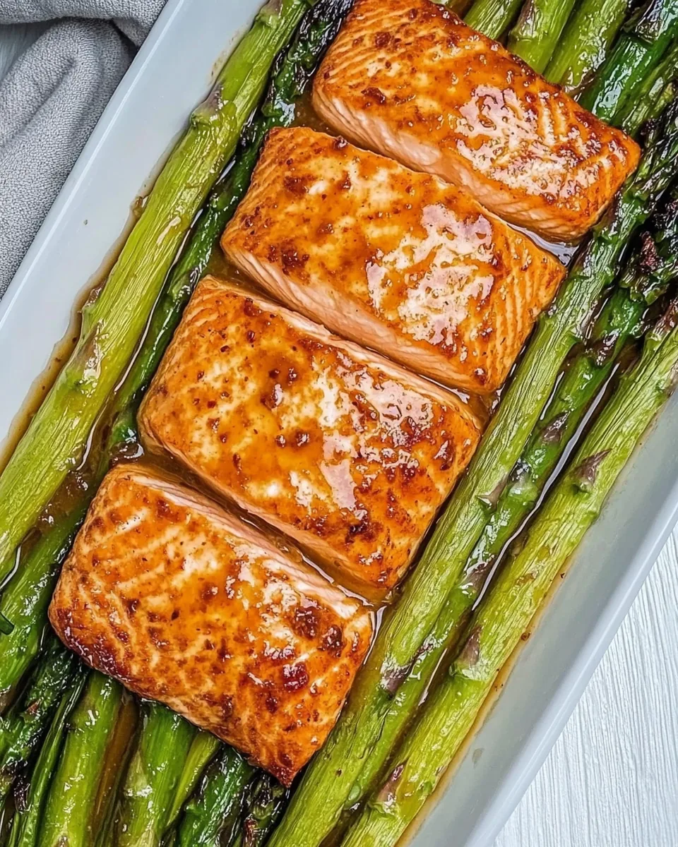 Baked Salmon and Asparagus