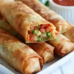 Baked Vegetable Spring Rolls