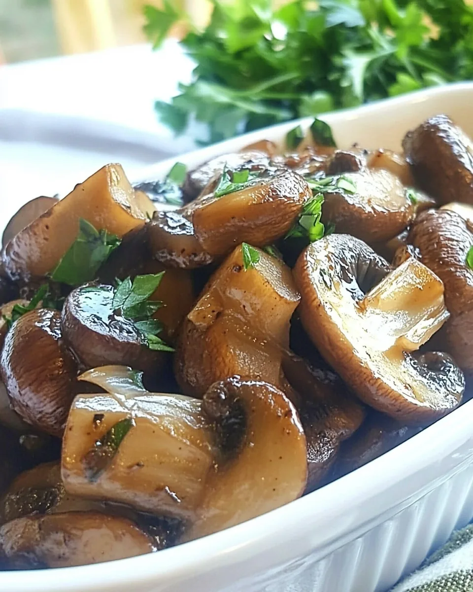 Balsamic Sautéed Mushrooms