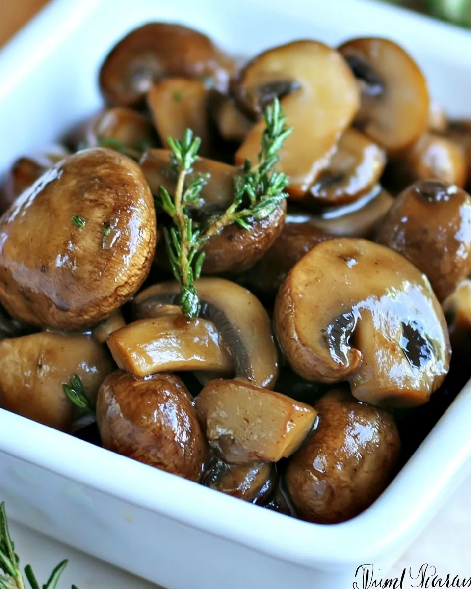 Balsamic Sautéed Mushrooms
