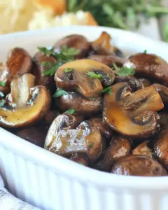 Balsamic Sautéed Mushrooms