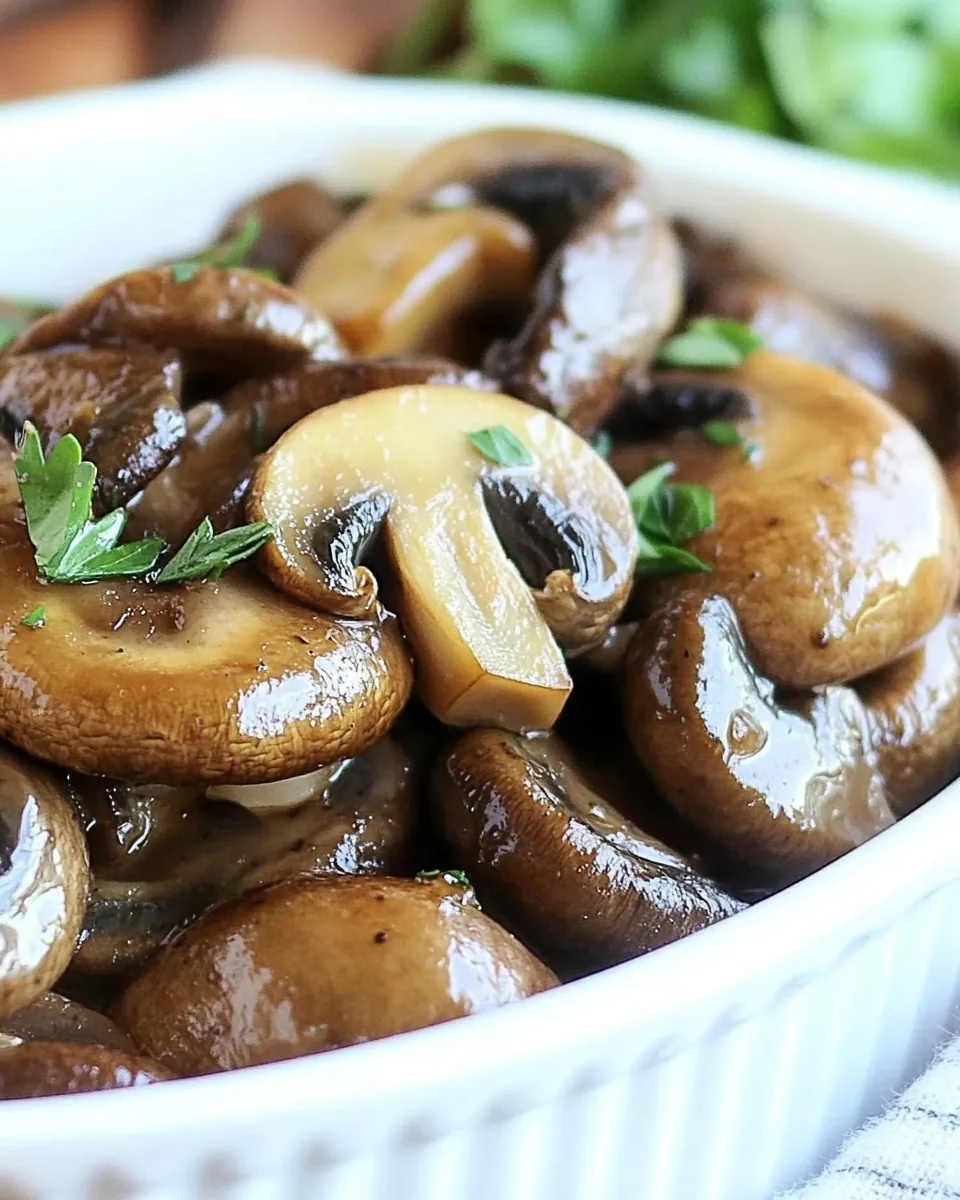 Balsamic Sautéed Mushrooms