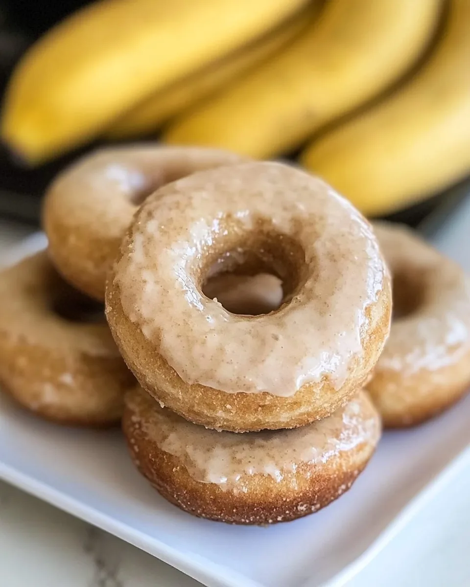 Banana Bread Donuts