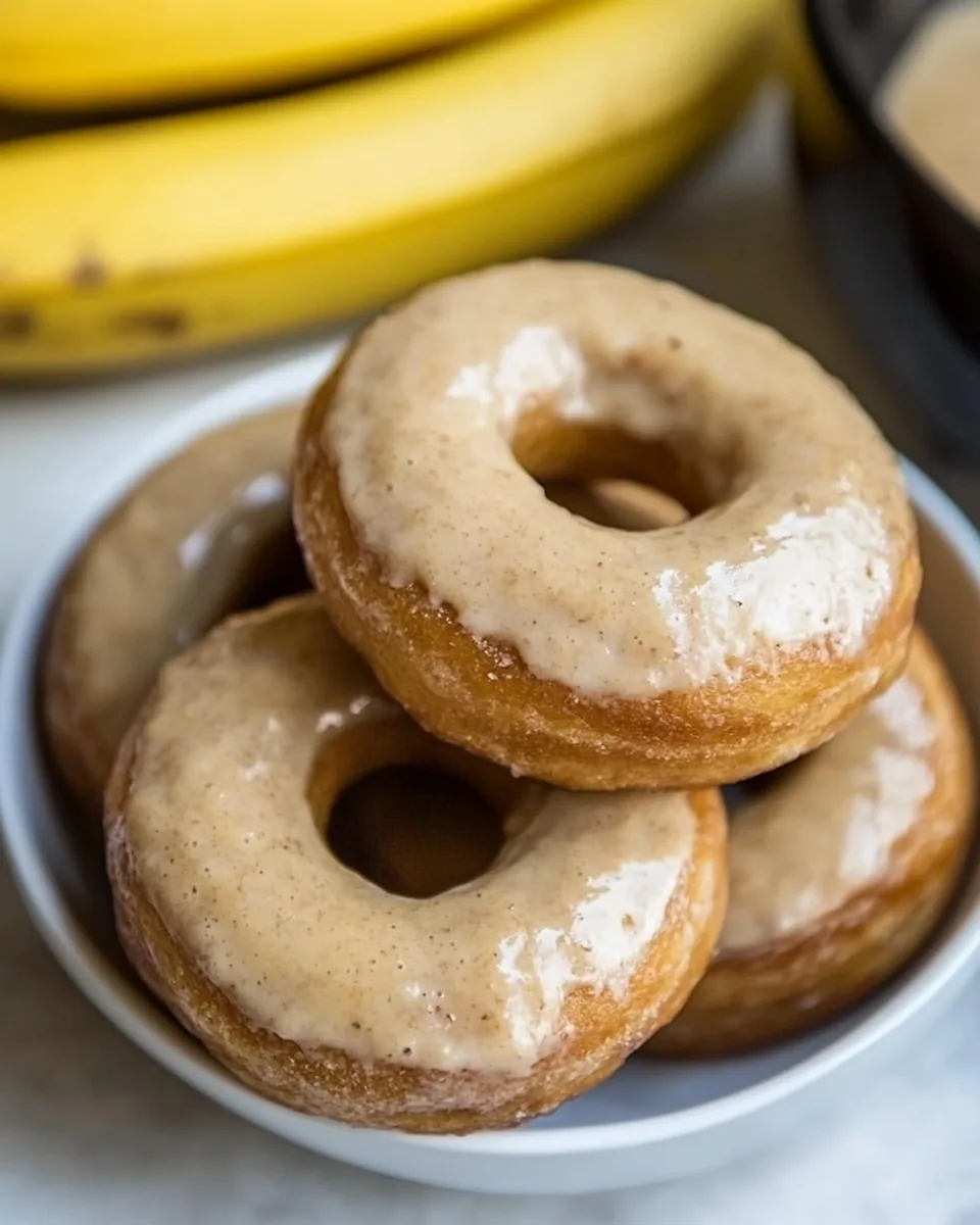Banana Bread Donuts