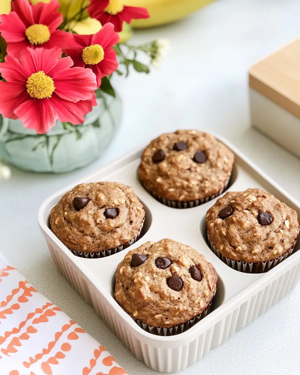 Banana Buckwheat Muffins