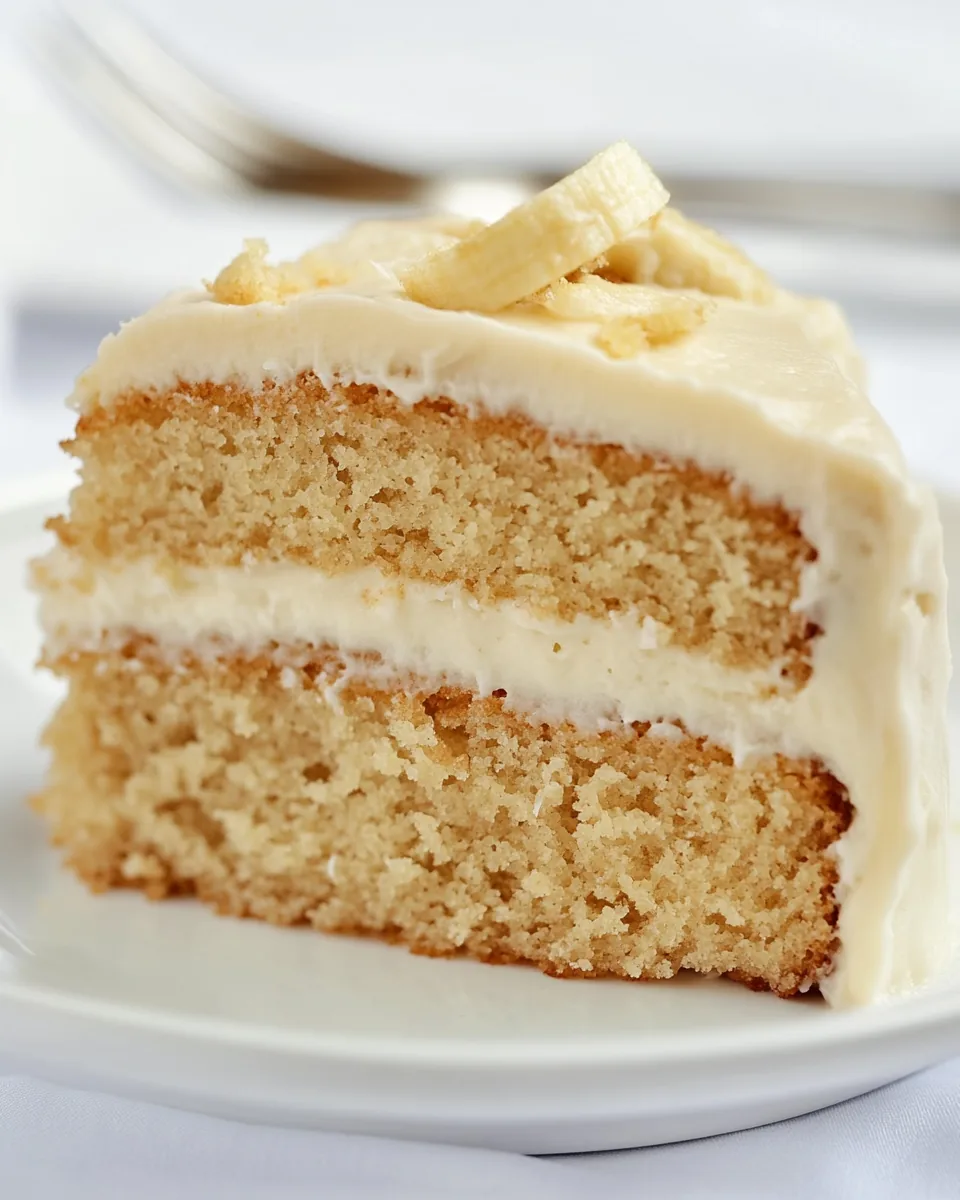 Banana Cake with Cream Cheese Frosting