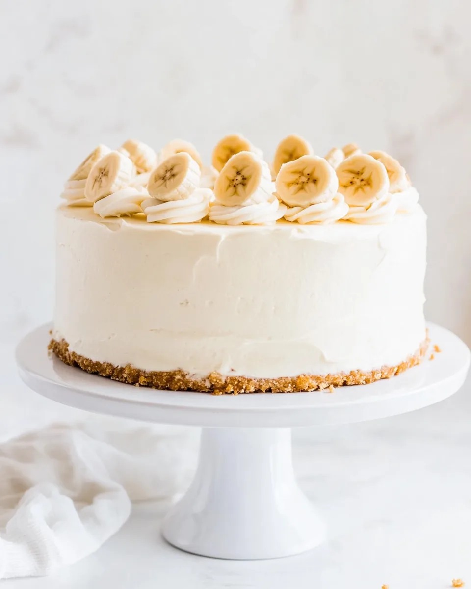 Banana Cheesecake Cake