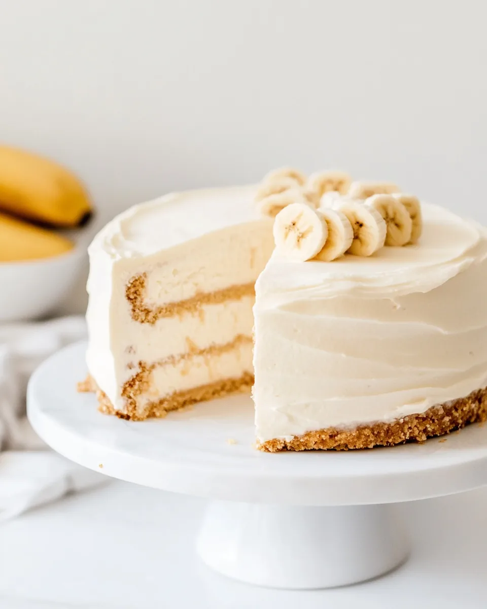 Banana Cheesecake Cake