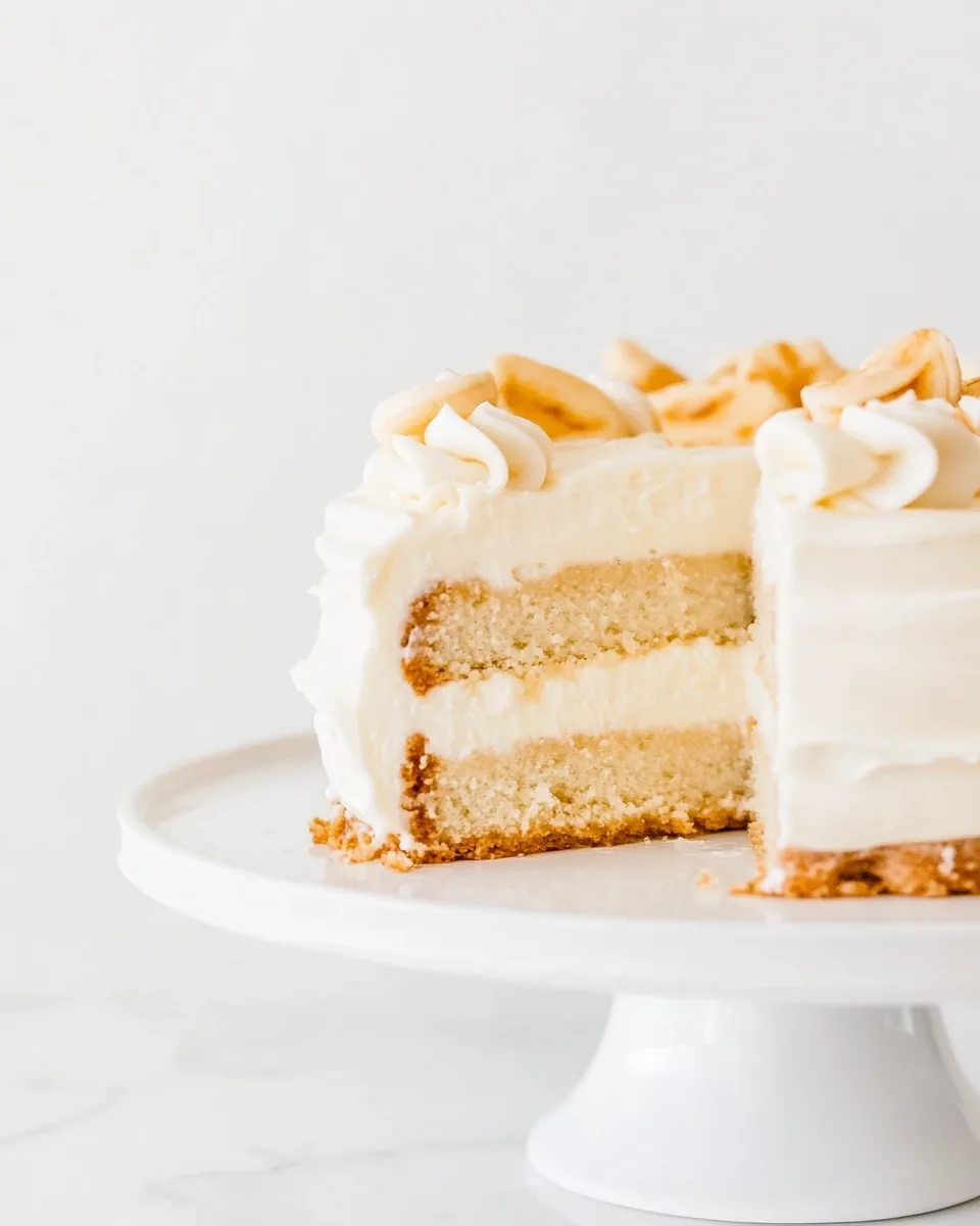 Banana Cheesecake Cake