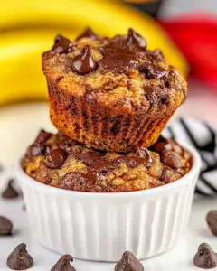 Banana Chocolate Chip Muffins