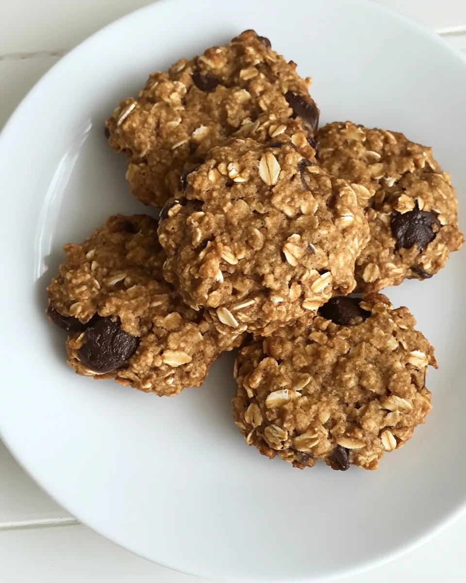 Banana Oat Breakfast Cookies