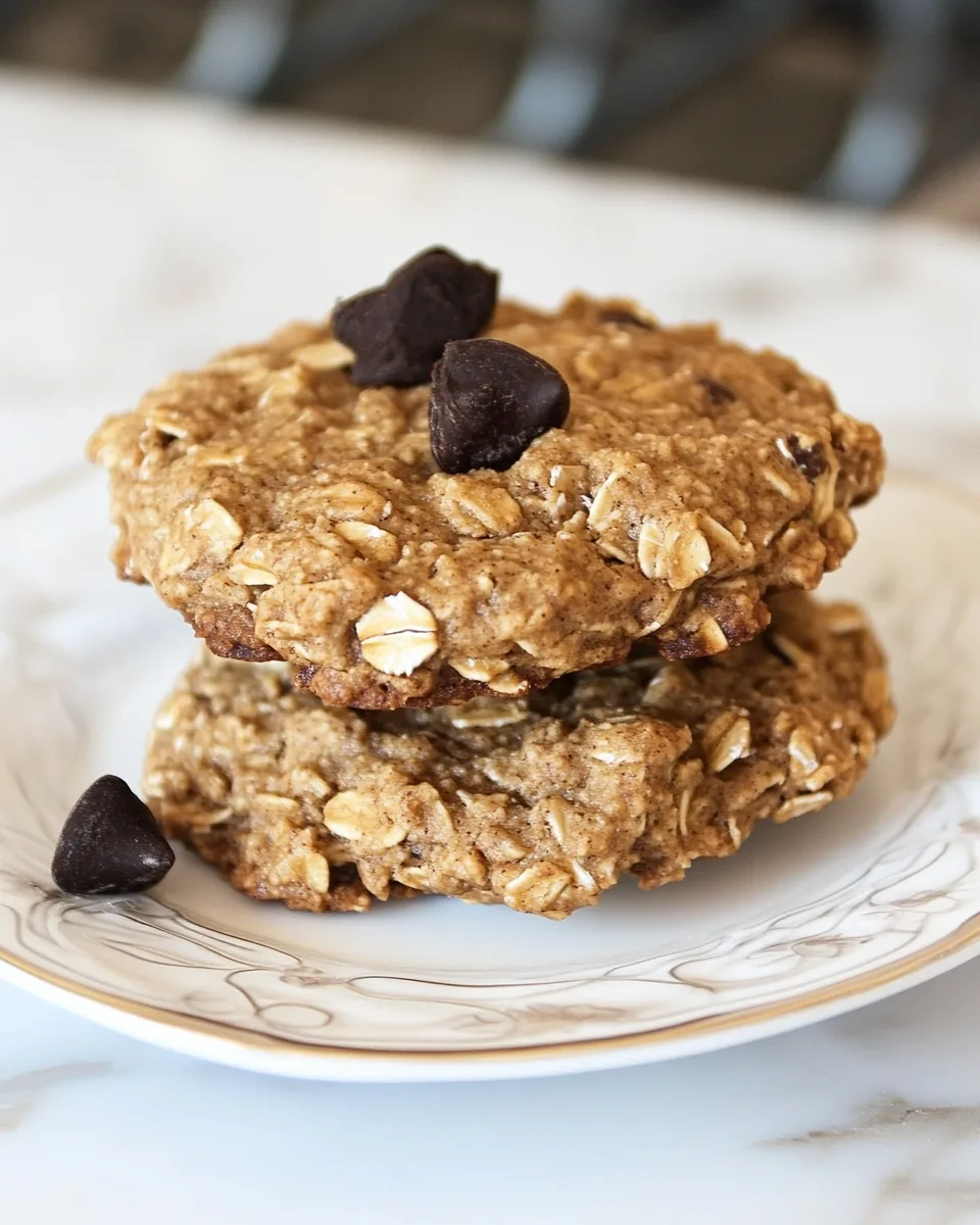 Banana Oat Breakfast Cookies