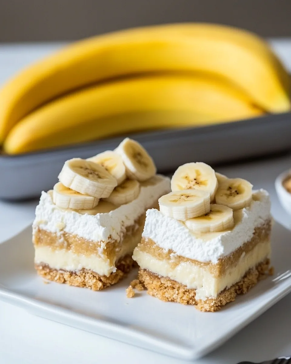Banana Pudding Bars