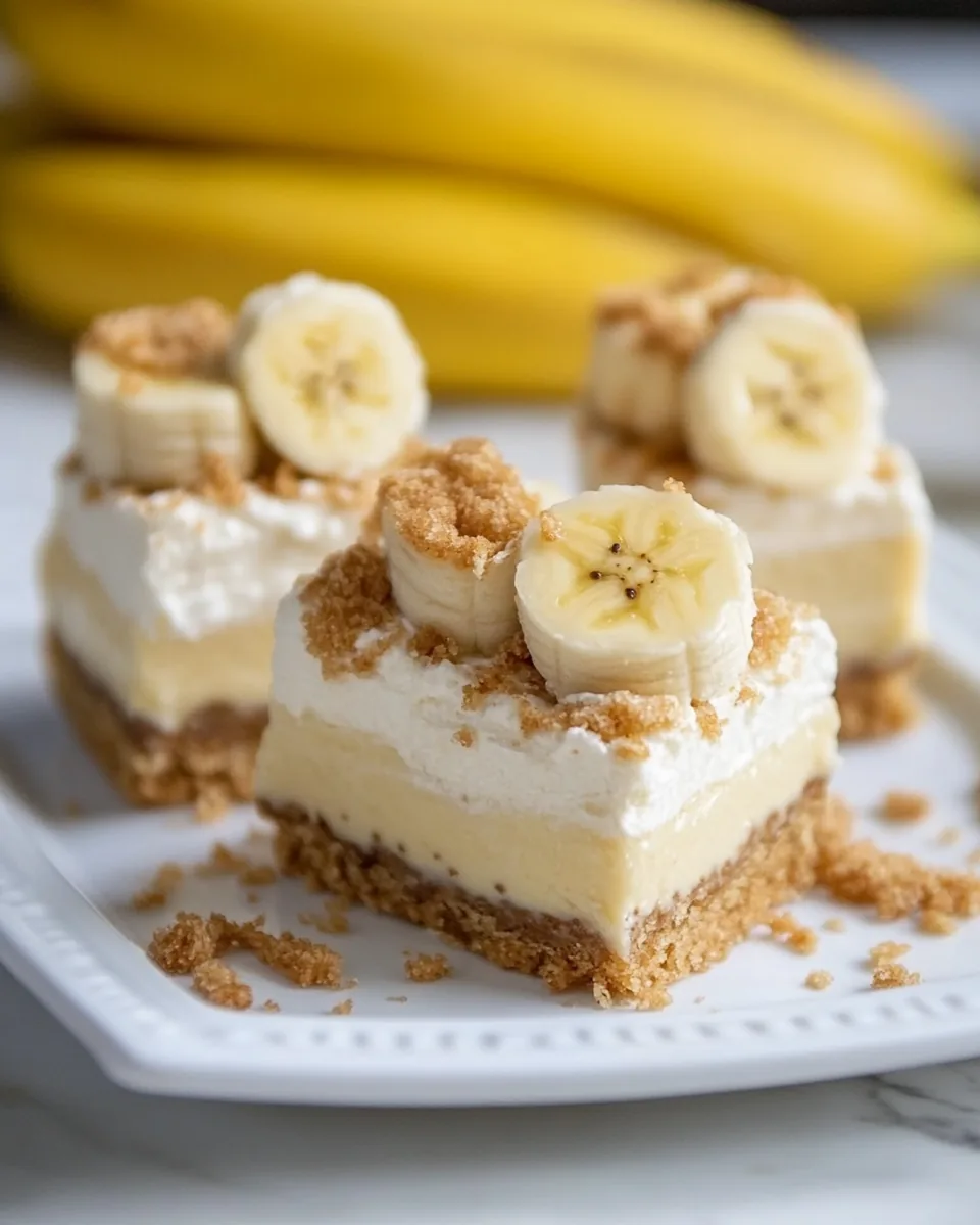 Banana Pudding Bars
