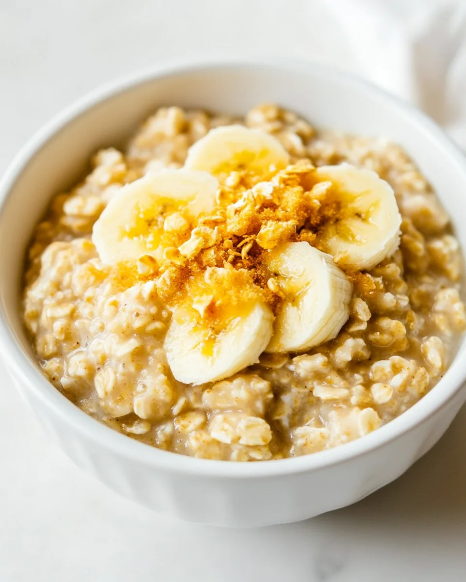Banana Smash Oatmeal
