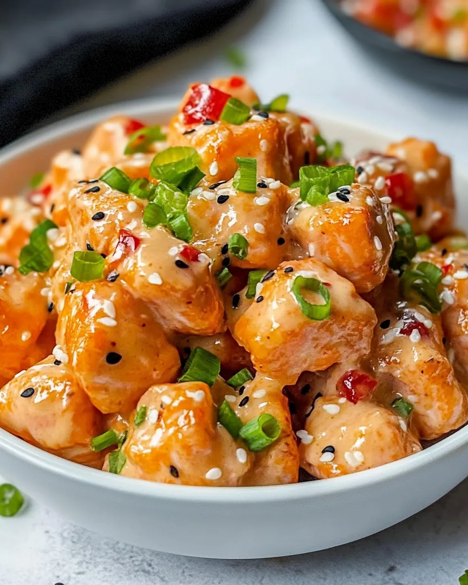 Bang Bang Salmon Bites