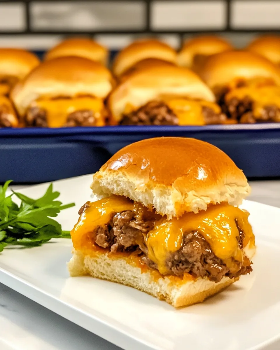 Beef Cheddar Sliders