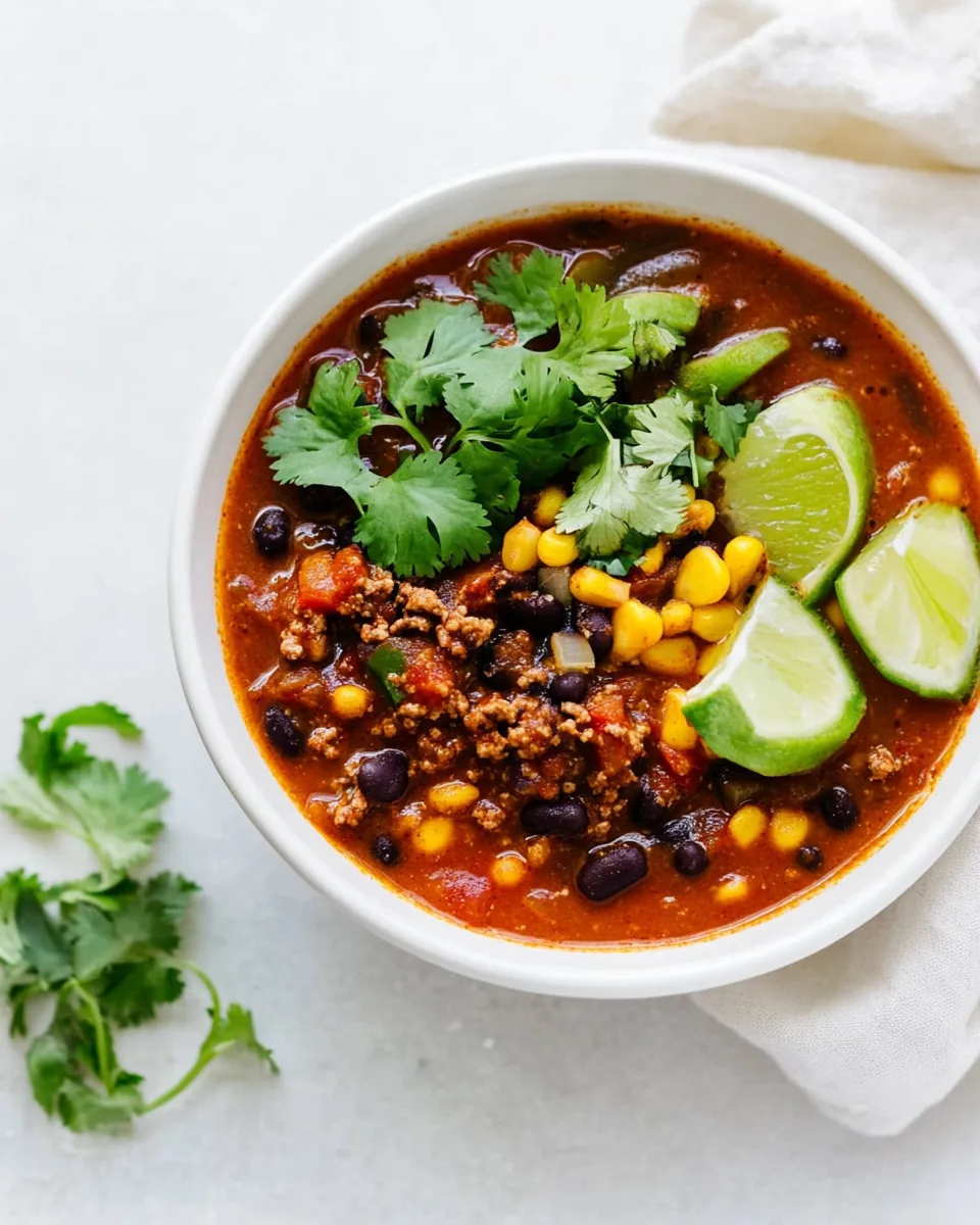 Beef Enchilada Soup