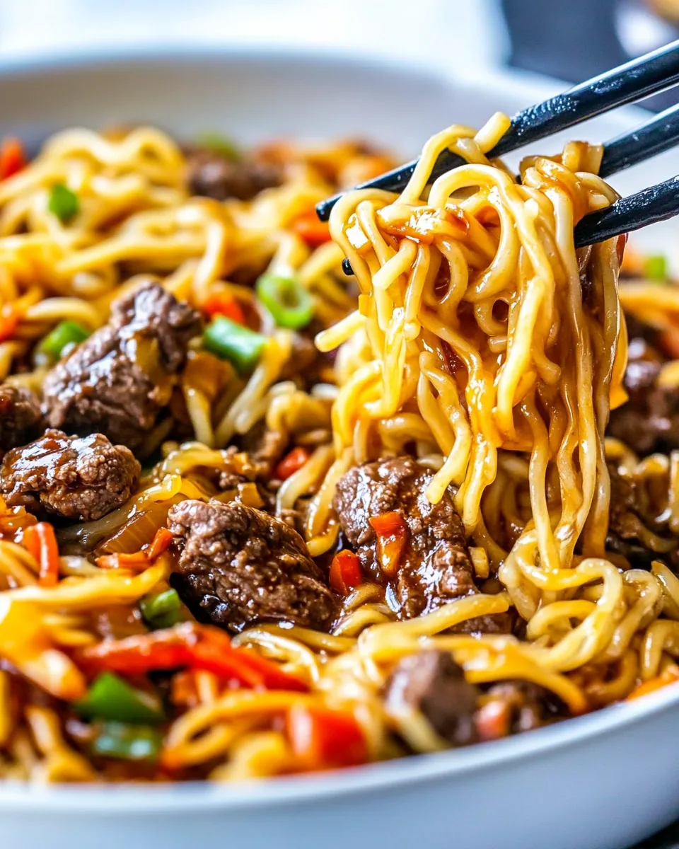 Beef Ramen Noodles