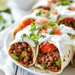 Beef and Bean Burritos