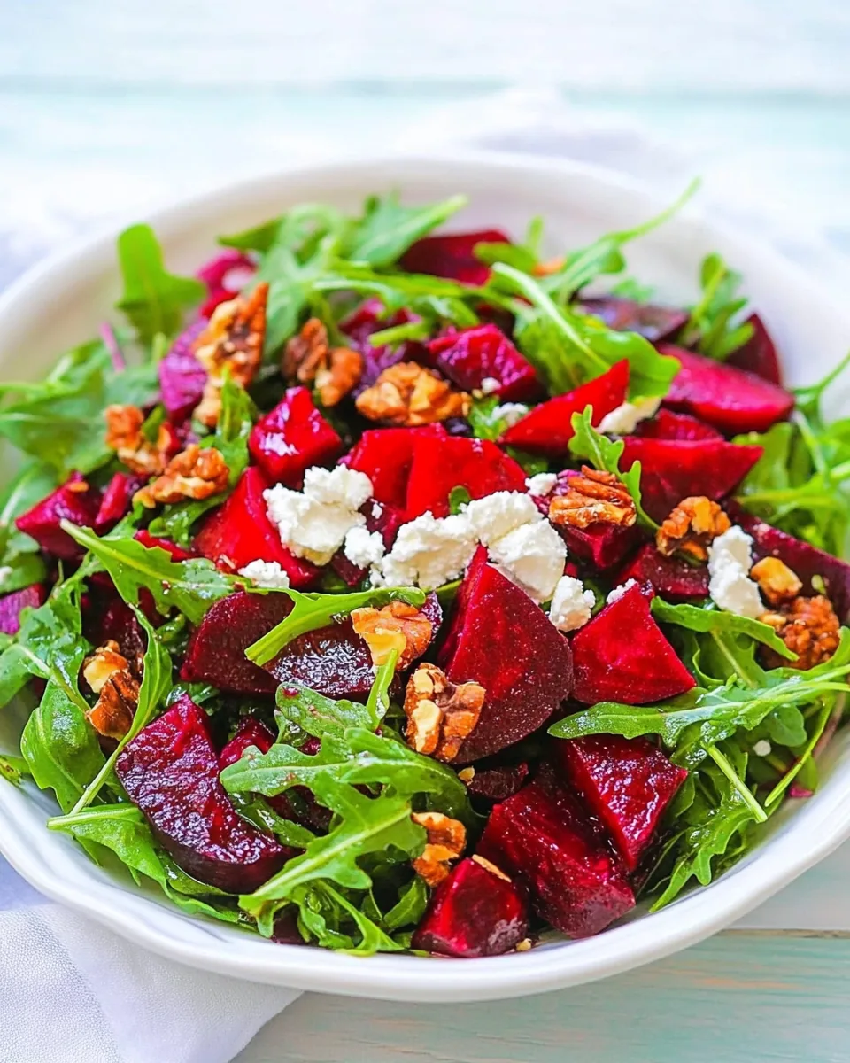 Beetroot and Arugula Salad