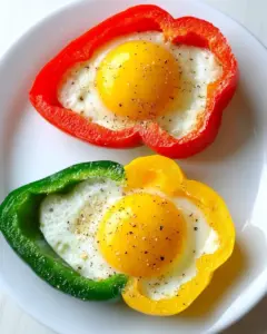 Bell Pepper Egg Flowers