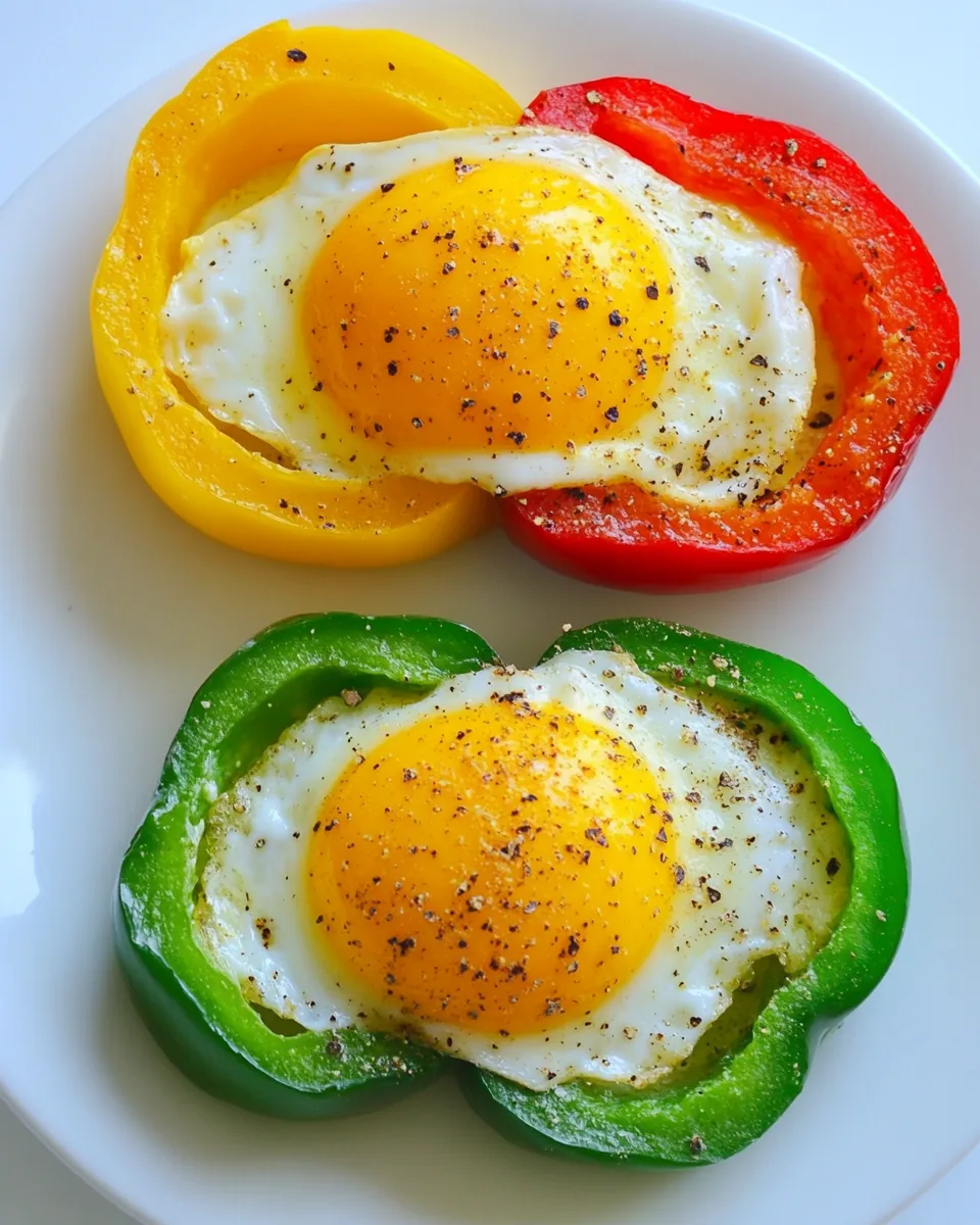 Bell Pepper Egg Flowers