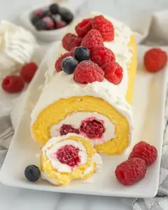 Berry Mascarpone Roulade