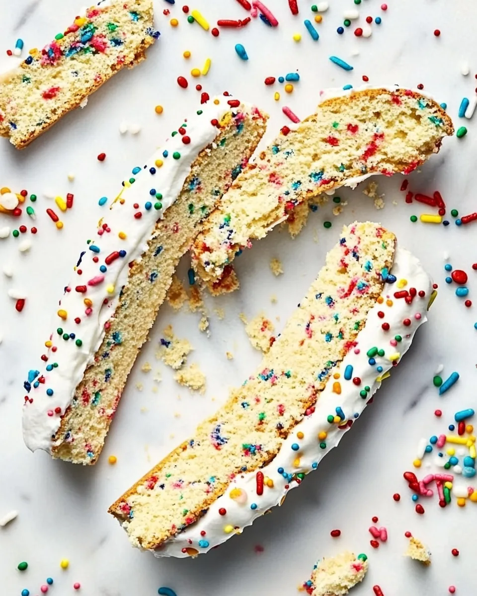 Birthday Cake Biscotti