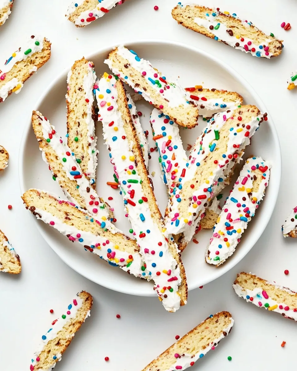 Birthday Cake Biscotti