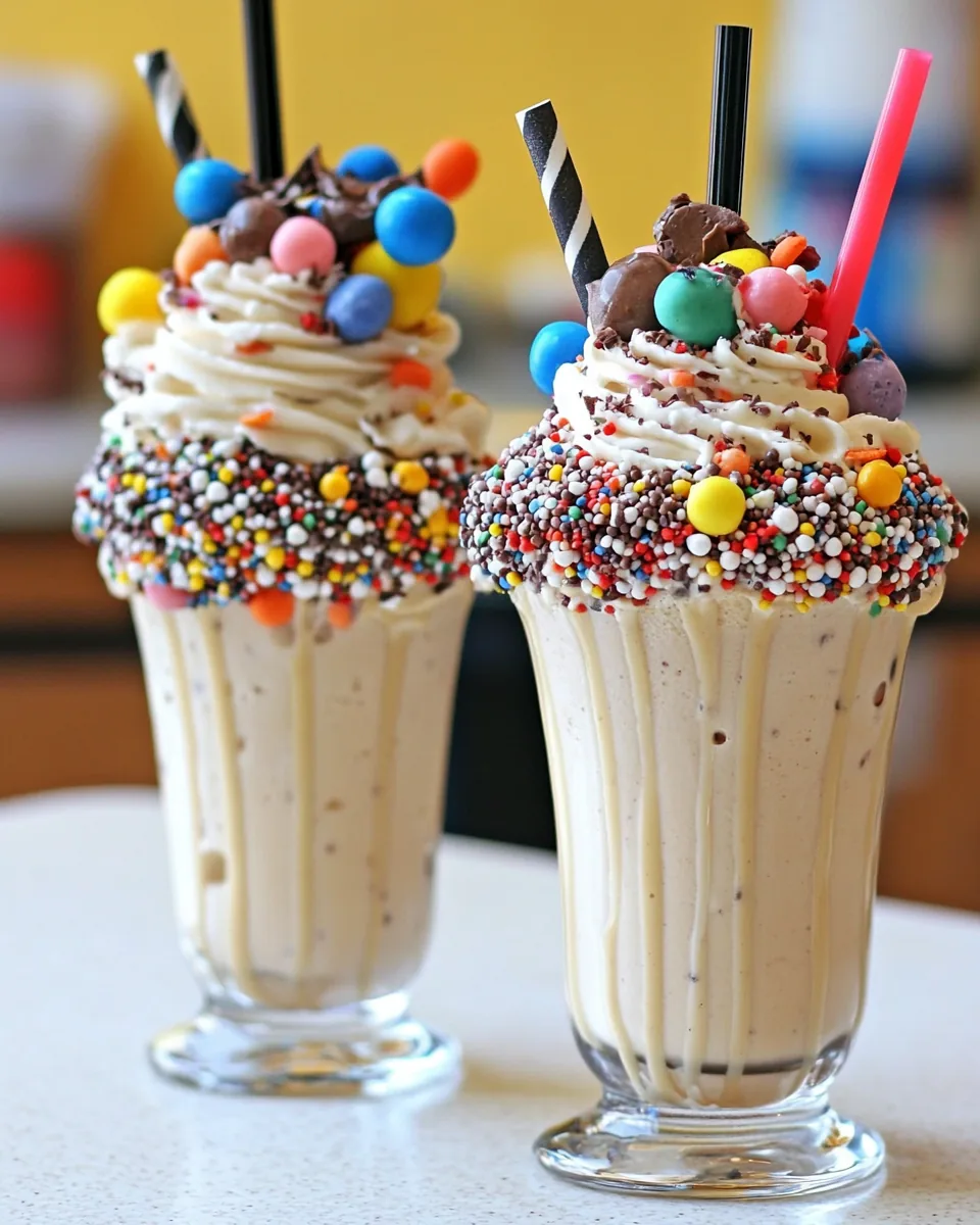 Birthday Cake Milkshakes