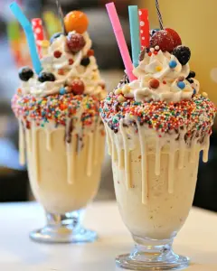 Birthday Cake Milkshakes
