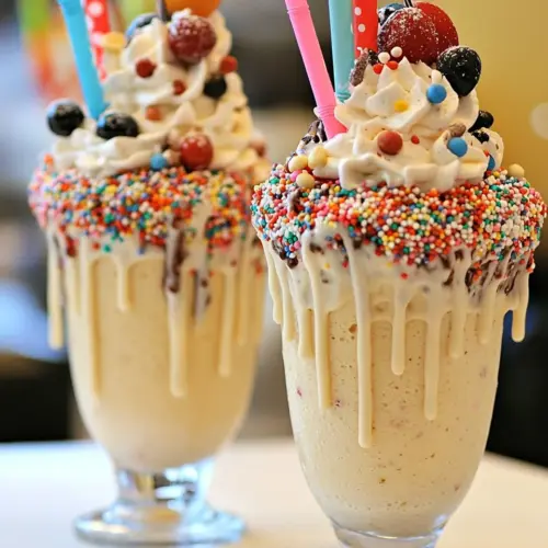 Birthday Cake Milkshakes