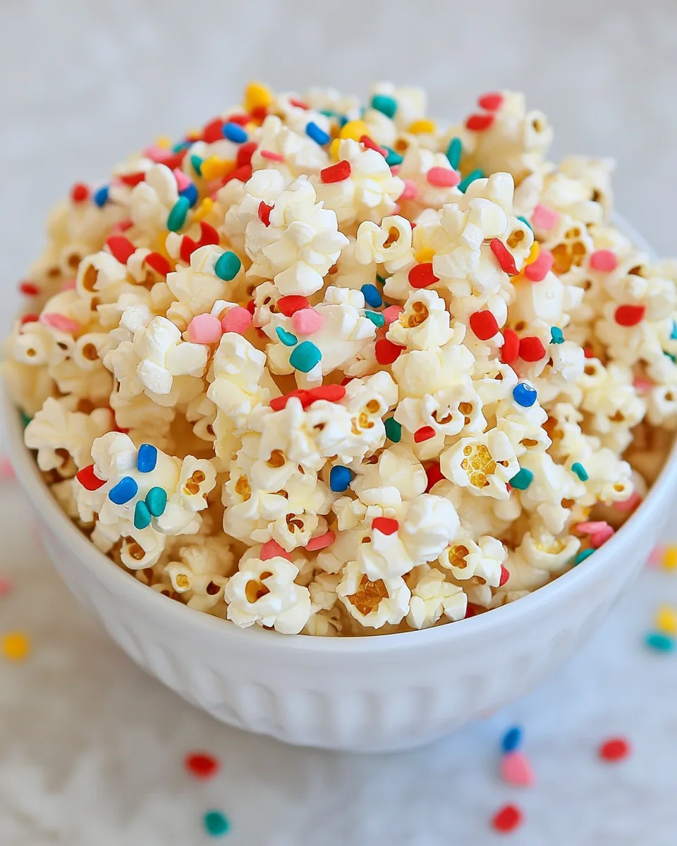 Birthday Cake Popcorn