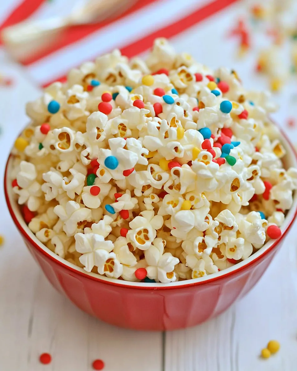 Birthday Cake Popcorn