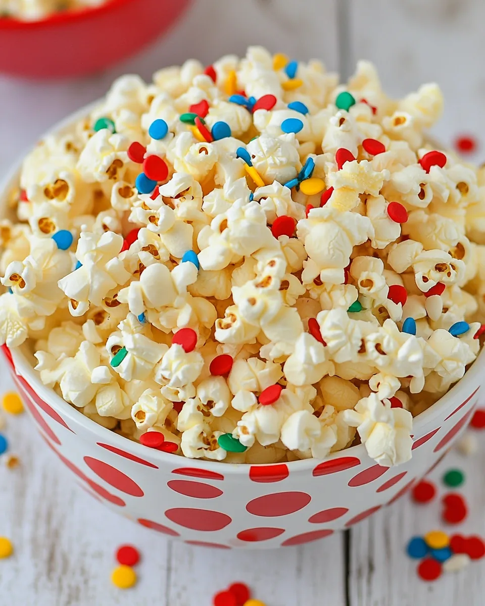 Birthday Cake Popcorn